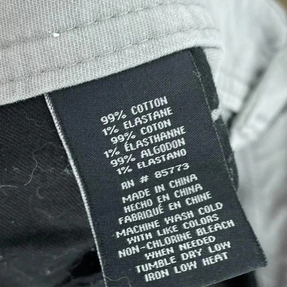 O'neil Chino Shorts Mens 40 Gray 4367 - Picture 5 of 8